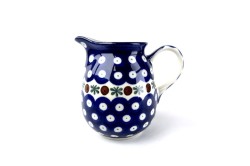 B84 Bunzlau Hoge Bolle Kan  70X Flower Tendril Bolle kannen